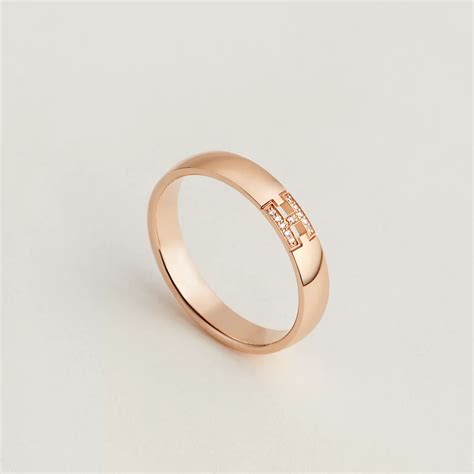 hermes men wedding band|Hermes diamond wedding band size.